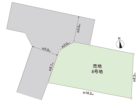 土地 町田市薬師台１丁目 小田急線玉川学園前駅 2,580万円