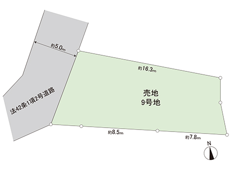 土地 町田市薬師台１丁目 小田急線玉川学園前駅 2,680万円