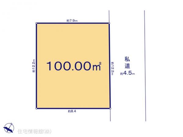 土地 千葉県鎌ケ谷市東初富５丁目5-21 京成松戸線鎌ケ谷大仏駅 1,180万円