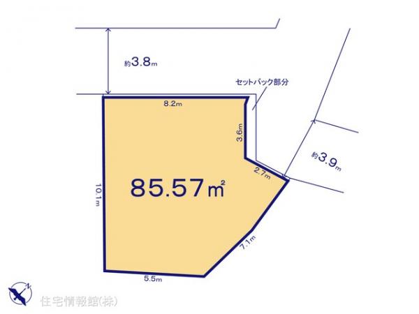 土地 千葉県船橋市西船１丁目222-2 JR中央・総武線西船橋駅 4,880万円