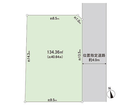 土地 東京都府中市分梅町５丁目 京王線分倍河原駅 5,280万円