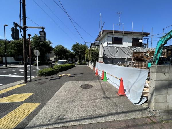 府中市是政１丁目 土地 前面道路含む現地写真