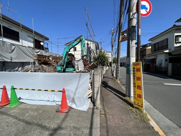 府中市是政１丁目 土地 前面道路含む現地写真
