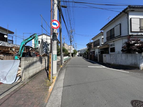 府中市是政１丁目 土地 前面道路含む現地写真