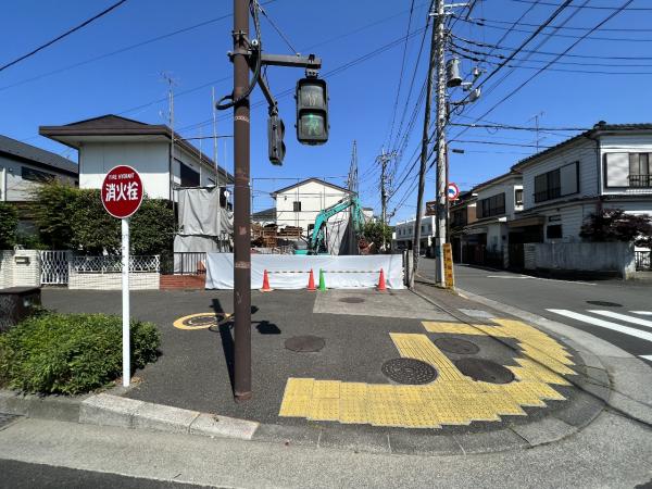 府中市是政１丁目 土地 前面道路含む現地写真
