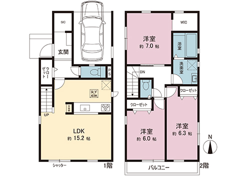 新築戸建 綾瀬市早川 小田急線海老名駅 3,580万円