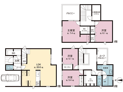中古戸建 綾瀬市深谷中７丁目 小田急江ノ島線桜ヶ丘駅 4,190万円
