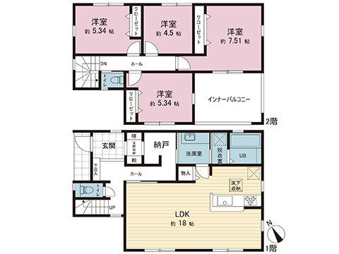 新築戸建 海老名市国分寺台５丁目 小田急線海老名駅 4,680万円