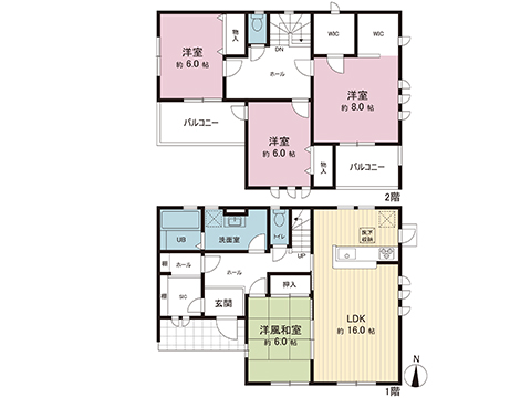 新築戸建 宇都宮市西川田南１丁目 東武宇都宮線西川田駅 3,790万円