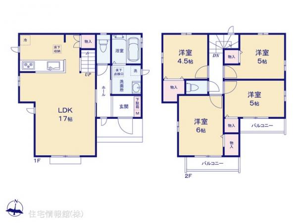 新築戸建 東京都東久留米市南沢４丁目 西武池袋線ひばりヶ丘駅 5,090万円
