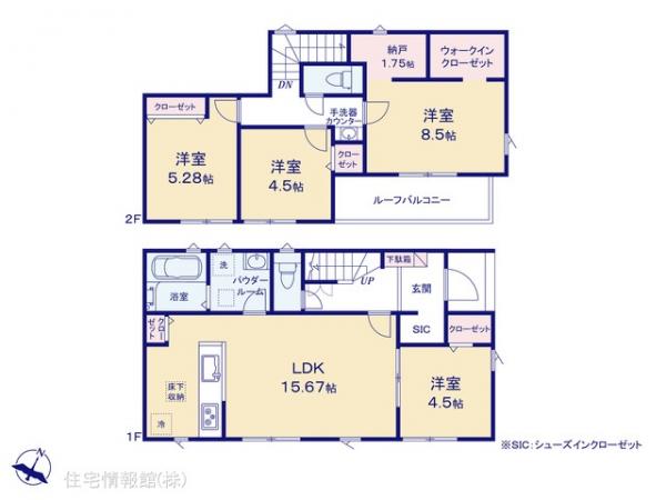新築戸建 千葉県松戸市上本郷4554-1 千代田常磐線北松戸駅 4,990万円