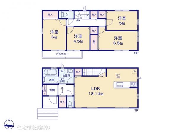 新築戸建 千葉県船橋市大穴北１丁目25-9 京成松戸線三咲駅 3,190万円