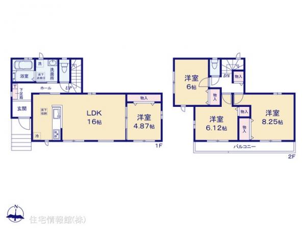 新築戸建 千葉県船橋市大穴北１丁目25-9 京成松戸線三咲駅 3,490万円