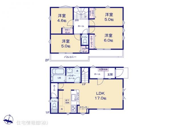 新築戸建 埼玉県川口市三ツ和２丁目31-5 埼玉高速鉄道鳩ケ谷駅 5,099万円