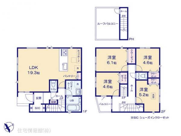 新築戸建 神奈川県茅ヶ崎市松が丘２丁目4-53 JR東海道本線(東京〜熱海)茅ヶ崎駅 4,490万円