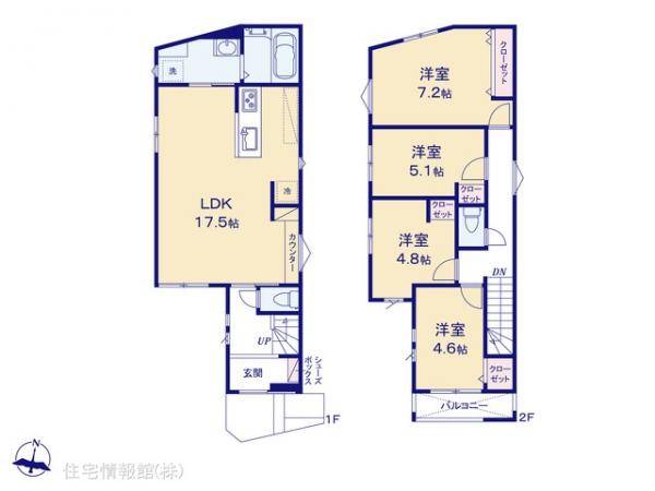 新築戸建 千葉県柏市西原１丁目28-1 東武野田線江戸川台駅 3,880万円
