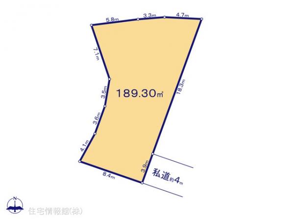 土地 埼玉県さいたま市北区日進町３丁目854-8 JR高崎線宮原駅 1,980万円