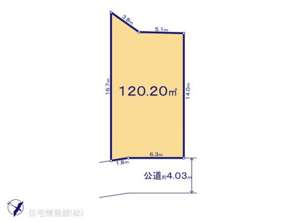 土地 東京都東大和市芋窪４丁目1447-5 多摩モノレール上北台駅 1,580万円