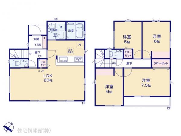 新築戸建 千葉県松戸市六高台４丁目130-2 東武野田線六実駅 3,990万円