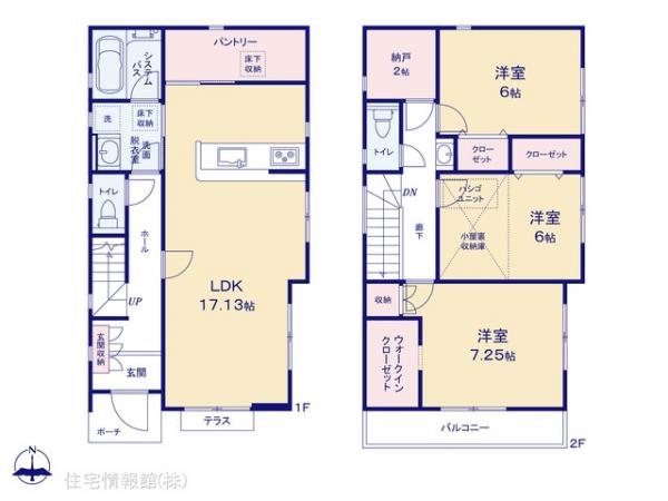 新築戸建 東京都小平市回田町106-6 JR中央線武蔵小金井駅 5,080万円