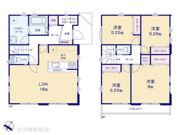 新築戸建 埼玉県さいたま市北区別所町1000-69 JR高崎線宮原駅 4,799万円