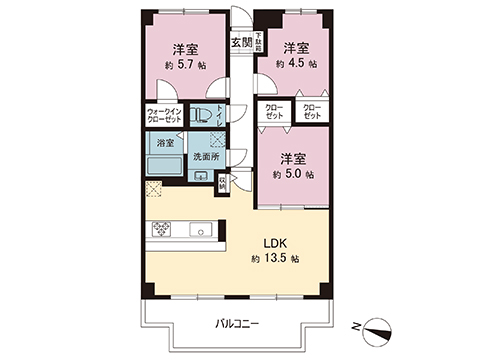 中古マンション 神奈川県厚木市妻田東１丁目 小田急線本厚木駅 2,090万円