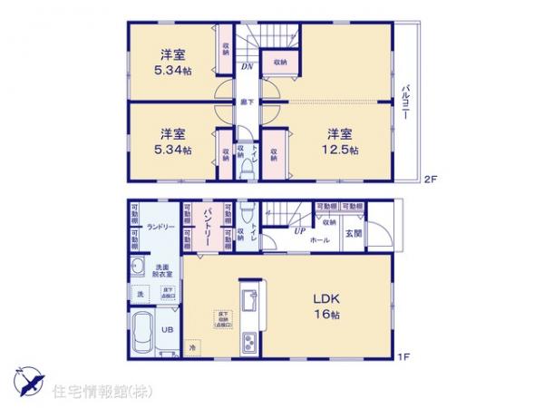新築戸建 埼玉県蕨市北町５丁目12 JR京浜東北線南浦和駅 5,880万円