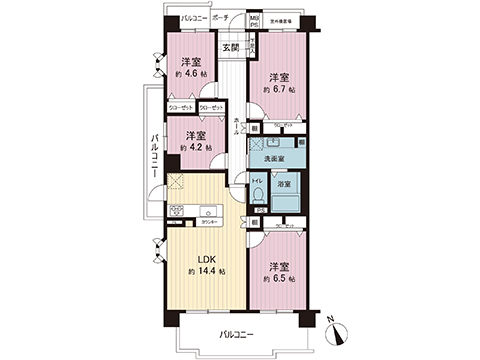 中古マンション さいたま市見沼区春野３丁目 JR東北本線 (宇都宮線）東大宮駅 2,590万円