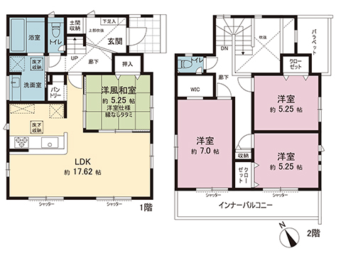 新築戸建 大和市上和田 小田急江ノ島線桜ヶ丘駅 4,580万円