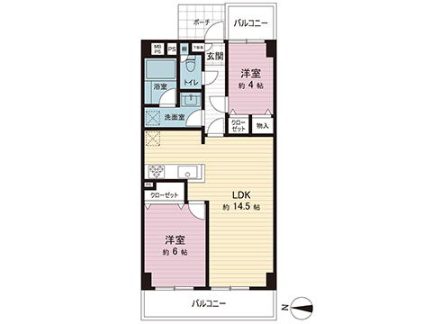 中古マンション 川越市南大塚２丁目 西武新宿線南大塚駅 1,197万円