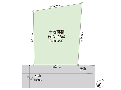 土地 町田市小川３丁目 JR横浜線成瀬駅 3,980万円