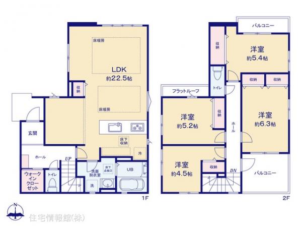 新築戸建 埼玉県草加市吉町２丁目494-12 東武伊勢崎線草加駅 6,199万円