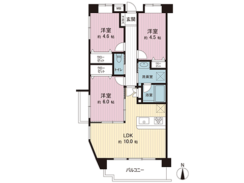 中古マンション 松戸市小根本 京成松戸線上本郷駅 3,580万円
