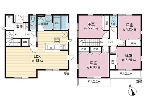 新築戸建 木更津市清見台東１丁目 JR久留里線祇園駅 3,290万円