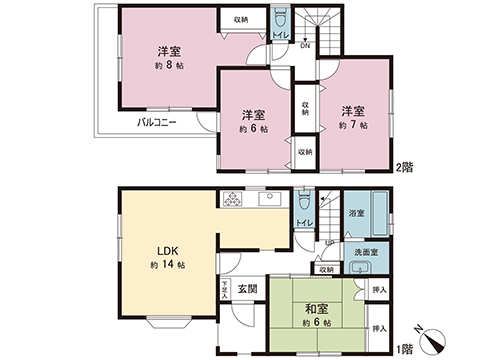 中古戸建 春日部市大畑 東武伊勢崎線武里駅 2,299万円