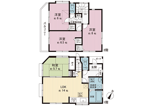 中古戸建 羽村市神明台１丁目 JR青梅線羽村駅 3,499万円