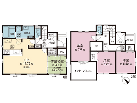 新築戸建 綾瀬市上土棚南４丁目 小田急江ノ島線長後駅 4,990万円