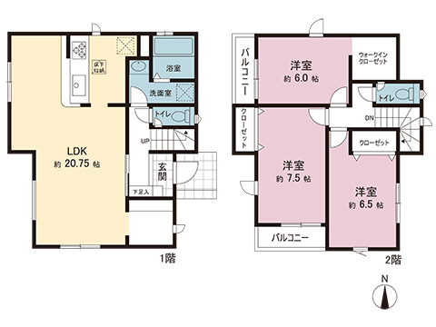 新築戸建 綾瀬市小園 小田急線海老名駅 3,380万円