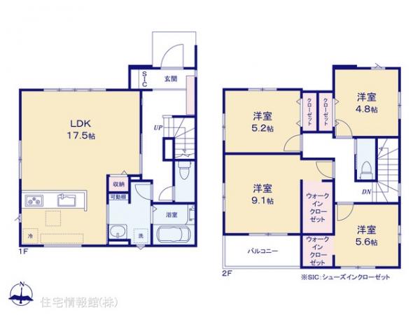 新築戸建 千葉県柏市高田 JR常磐線（上野〜取手）柏駅 4,399万円