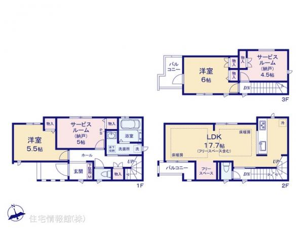 新築戸建 東京都江戸川区一之江７丁目26-12 都営新宿線一之江駅 7,490万円