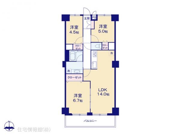 中古マンション 埼玉県草加市北谷１丁目1-1 東武伊勢崎線獨協大学前駅 2,199万円