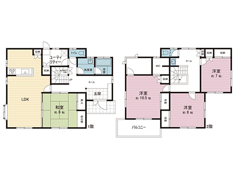 中古戸建 宇都宮市豊郷台２丁目 東武宇都宮線東武宇都宮駅 1,680万円