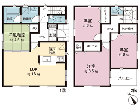 新築戸建 伊勢原市沼目５丁目 小田急線伊勢原駅 3,080万円