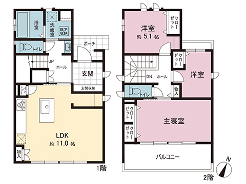 中古戸建 清瀬市中里３丁目 西武池袋線清瀬駅 5,980万円