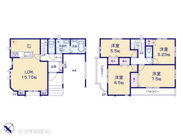 新築戸建 東京都江戸川区南篠崎町１丁目14 都営新宿線瑞江駅 7,290万円