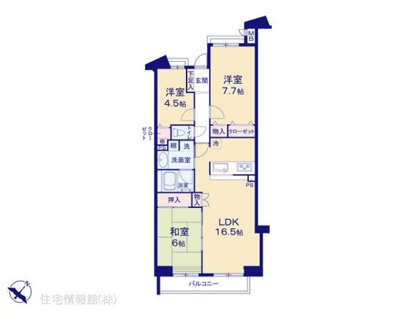 中古マンション 千葉県柏市松ケ崎365-1 千代田常磐線北柏駅 1,999万円
