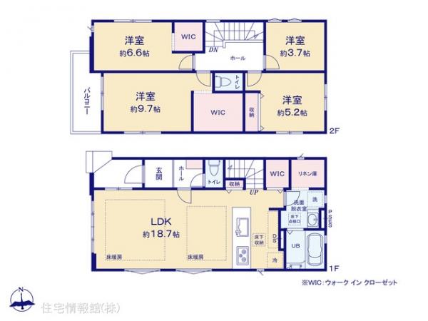 新築戸建 東京都八王子市元本郷町２丁目15-5 JR中央線西八王子駅 5,499万円