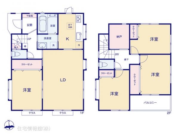 中古戸建 埼玉県川越市霞ケ関東５丁目 東武東上線霞ケ関駅 2,580万円
