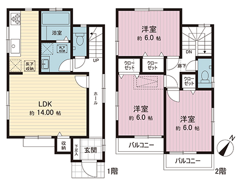 中古戸建 小平市大沼町２丁目 西武新宿線小平駅 3,500万円
