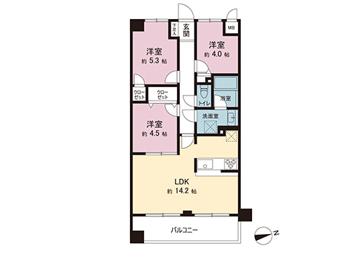 中古マンション 小平市大沼町１丁目 西武新宿線小平駅 3,980万円